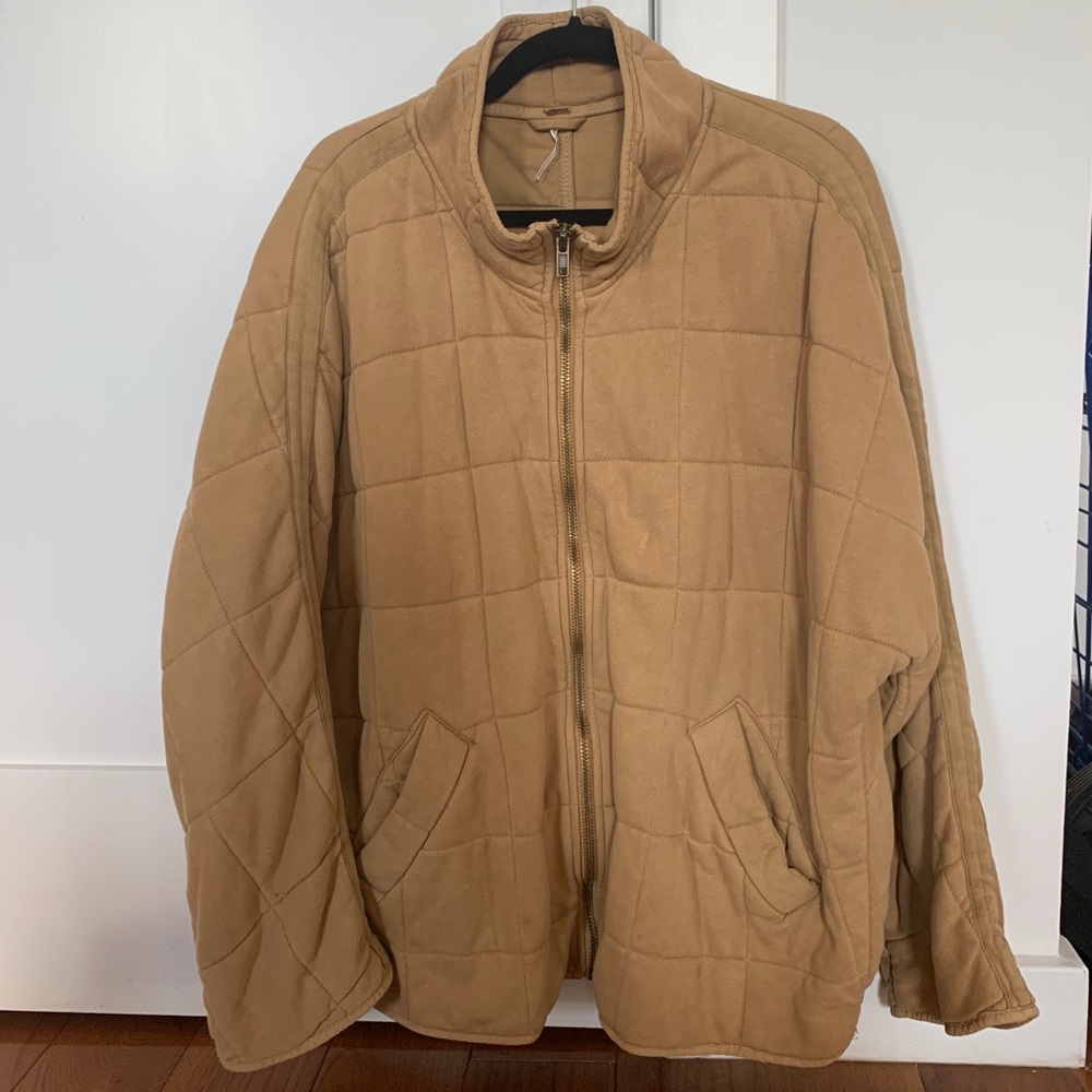 Free People Dolman Quilted Knit Jacket